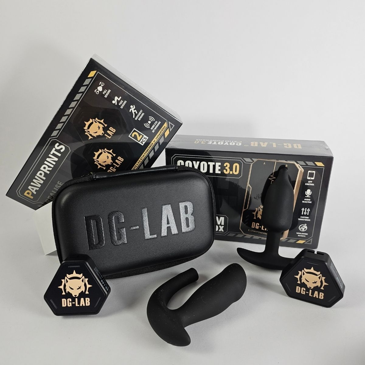 DG-LAB Coyote 3.0 mit ausgew�hltem Zubeh�r