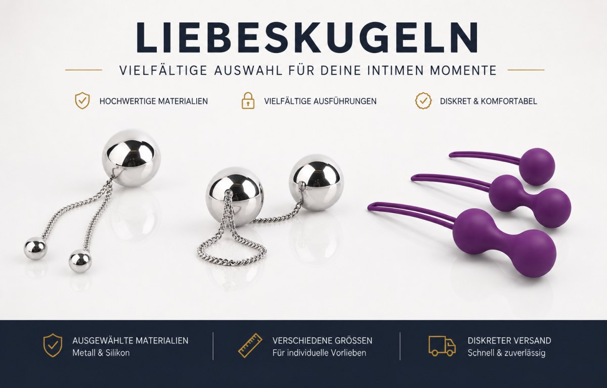 Liebeskugeln und Kegel Balls aus Metall und Silikon