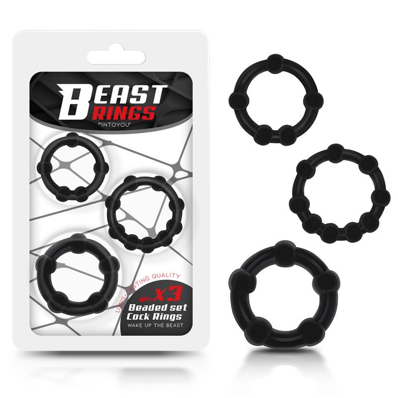 �Beast Rings x3� 3er Set Penisringe