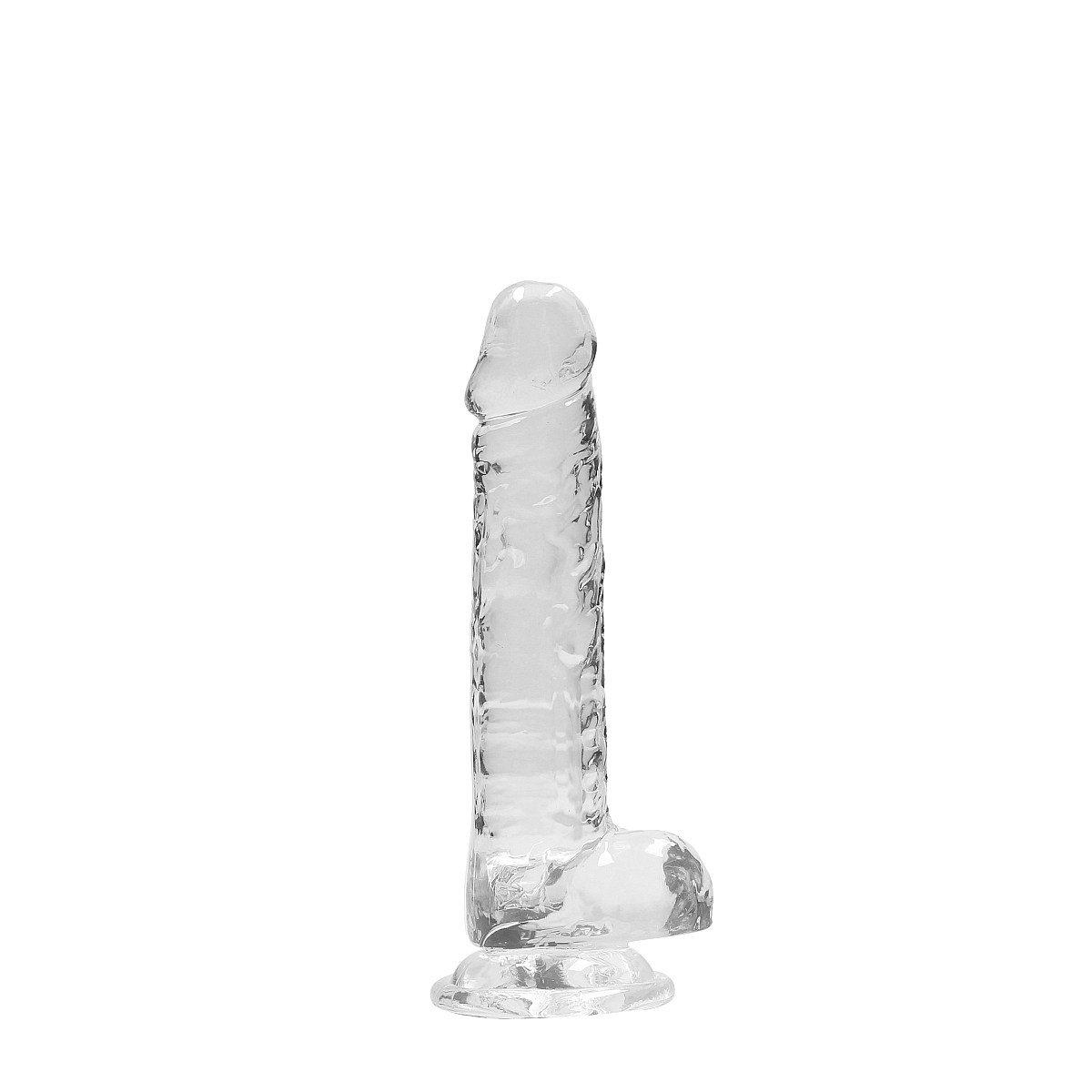 �Crystal Clear Dildo 12,7 cm� mit Hoden und Saugnapf