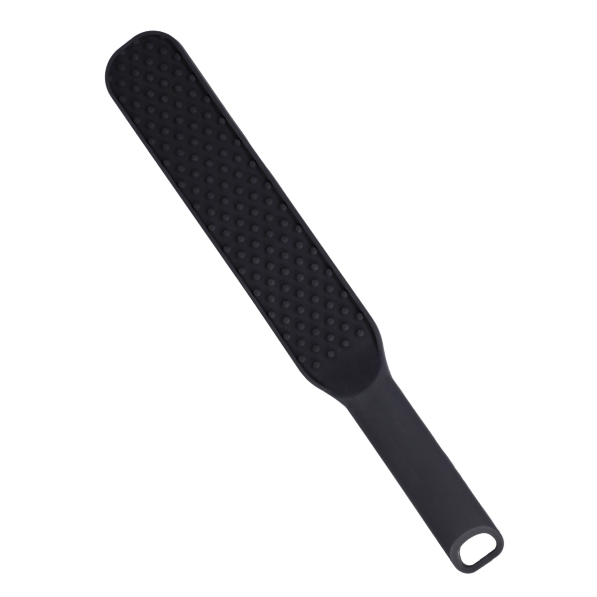 �Spanking Paddle in a Bag� aus Silikon in schwarz