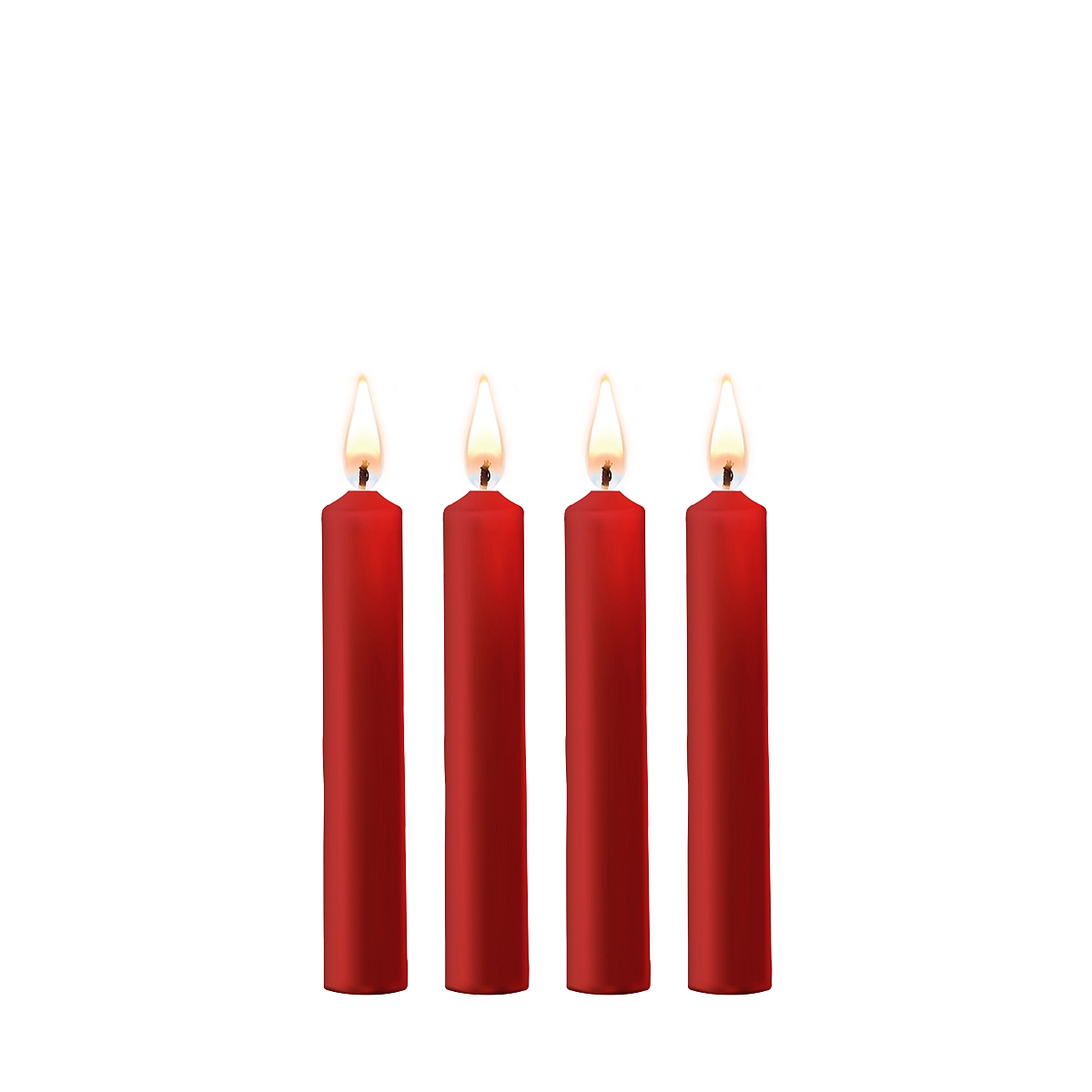 �Teasing Wax Candles� BDSM-Kerzen, 4er-Pack