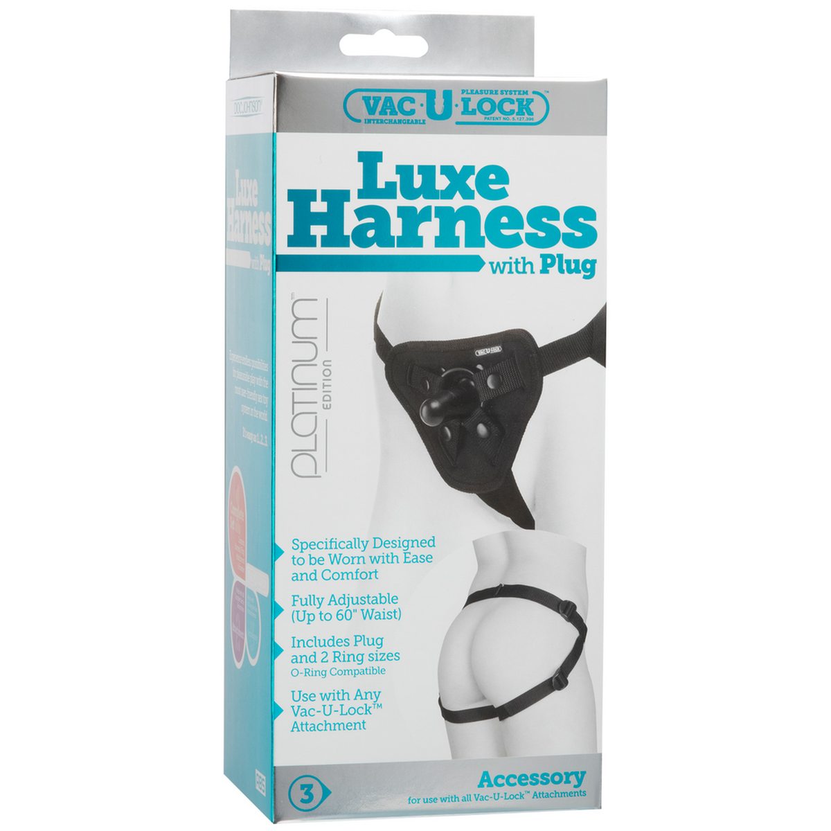 �Vac-U-Lock� Platinum Luxury Harness with Plug