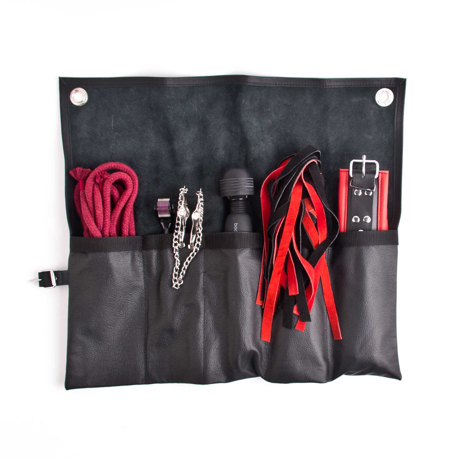 BDSM-Tasche �Pure� - schwarzes weiches Leder