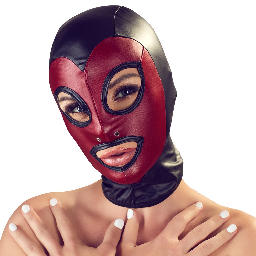 Bad Kitty Spandex-Kopfmaske mit Augen- und Mund�ffnung