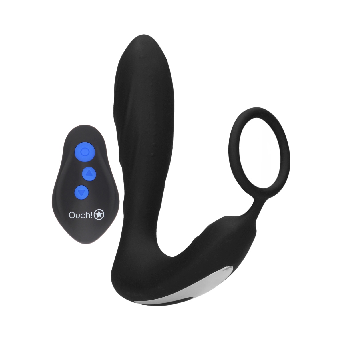 Butt Plug mit Cockring �E-Stim & Vibrating� und Fernbedienung