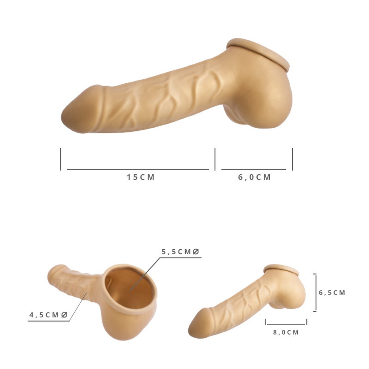Toylie Carlos Penishlle aus Latex | Prachtstck!