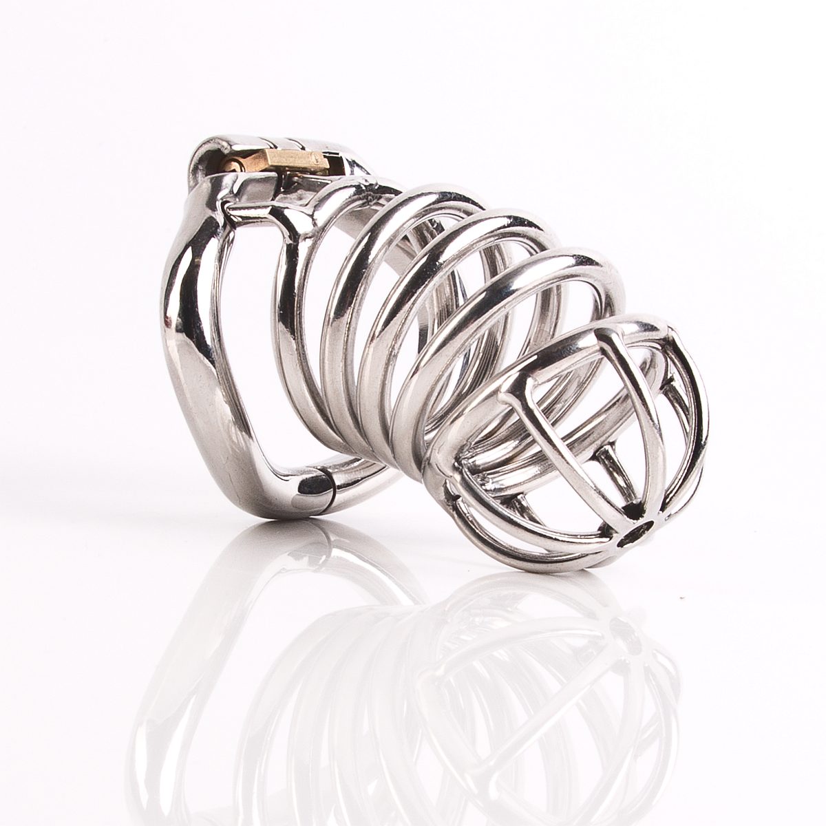 Edelstahl-Penisk�fig �Stainless Steel Chastity Cage Large�