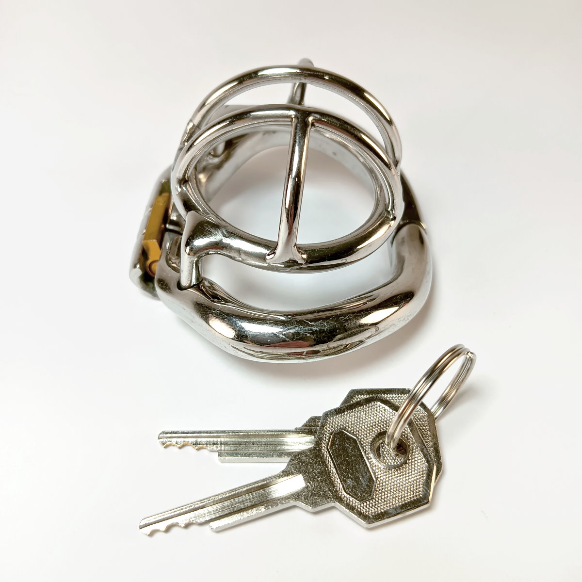 Edelstahl-Penisk�fig �Stainless Steel Mini Chastity�