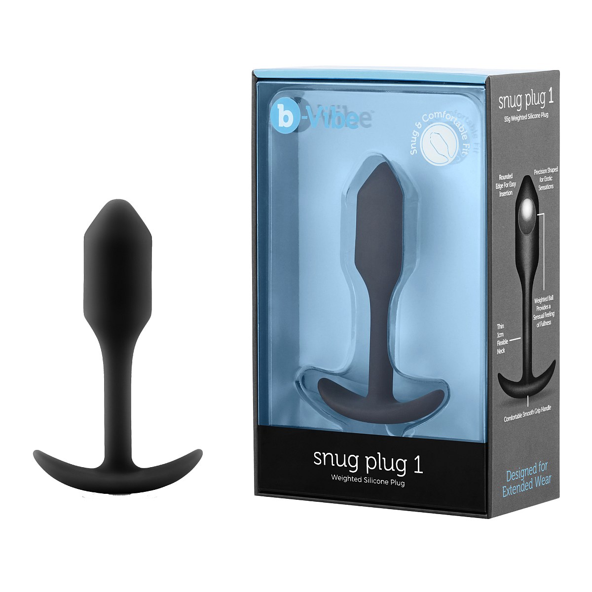 b-Vibe Snug Plug  Analplug mit dem Extra SXXXXL