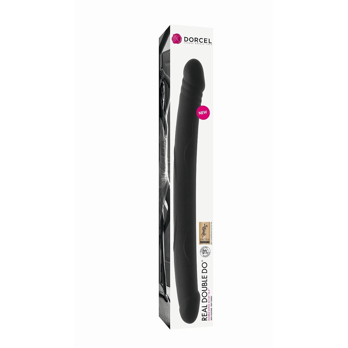 Doppeldildo Real Double Do aus samtweichem Silikon