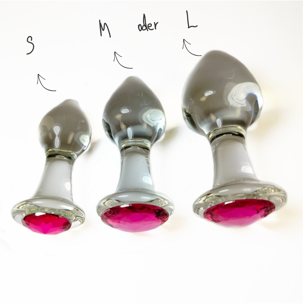 erkek anal plug Analplug-Set »Pink Dot«