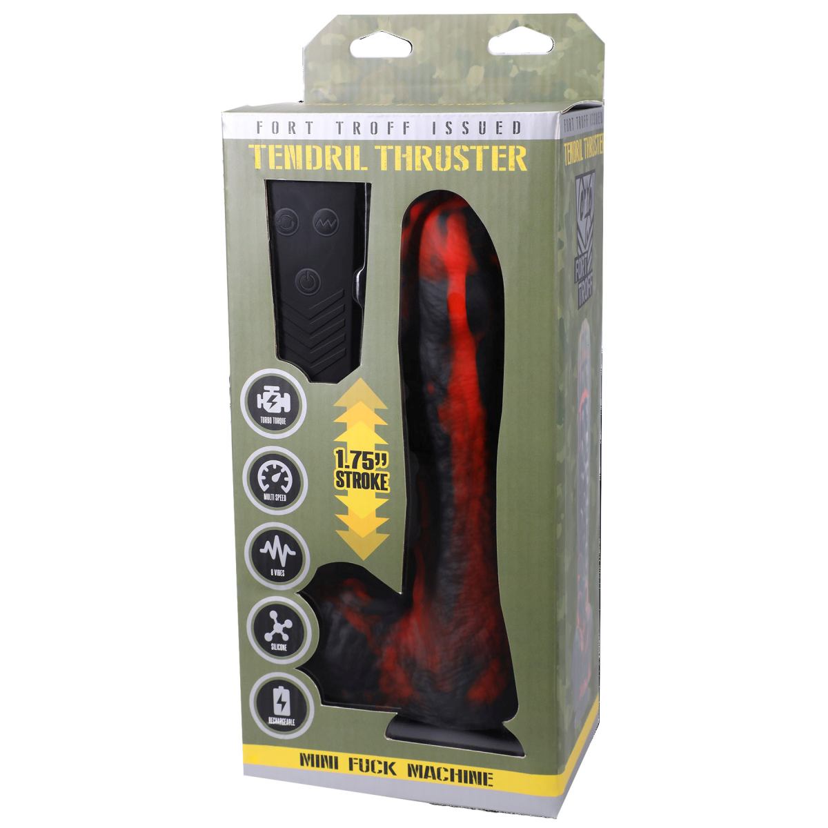 Fort Troff | Tendril Thruster - Mini Fuck Machine | Rot