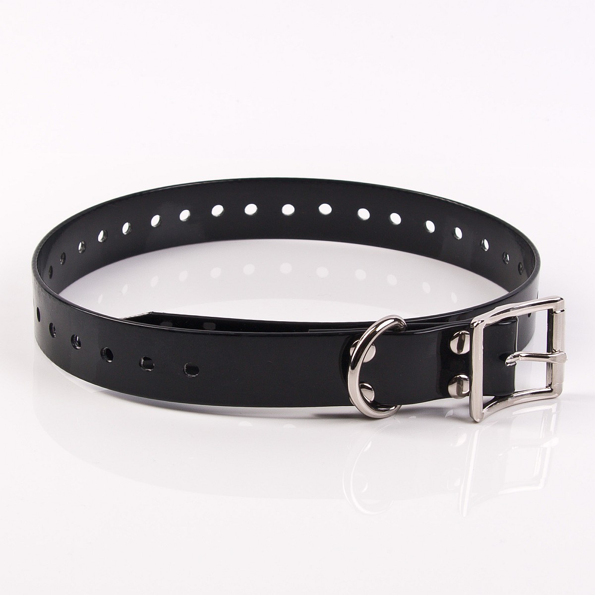 Halsband �Strict� in schwarzer Lackoptik