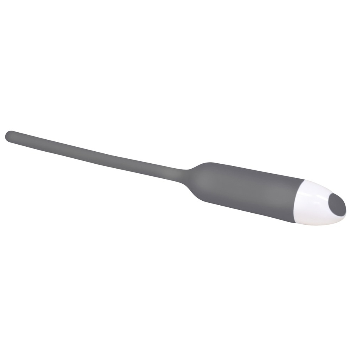 Harnr�hrenvibrator grau aus Silikon