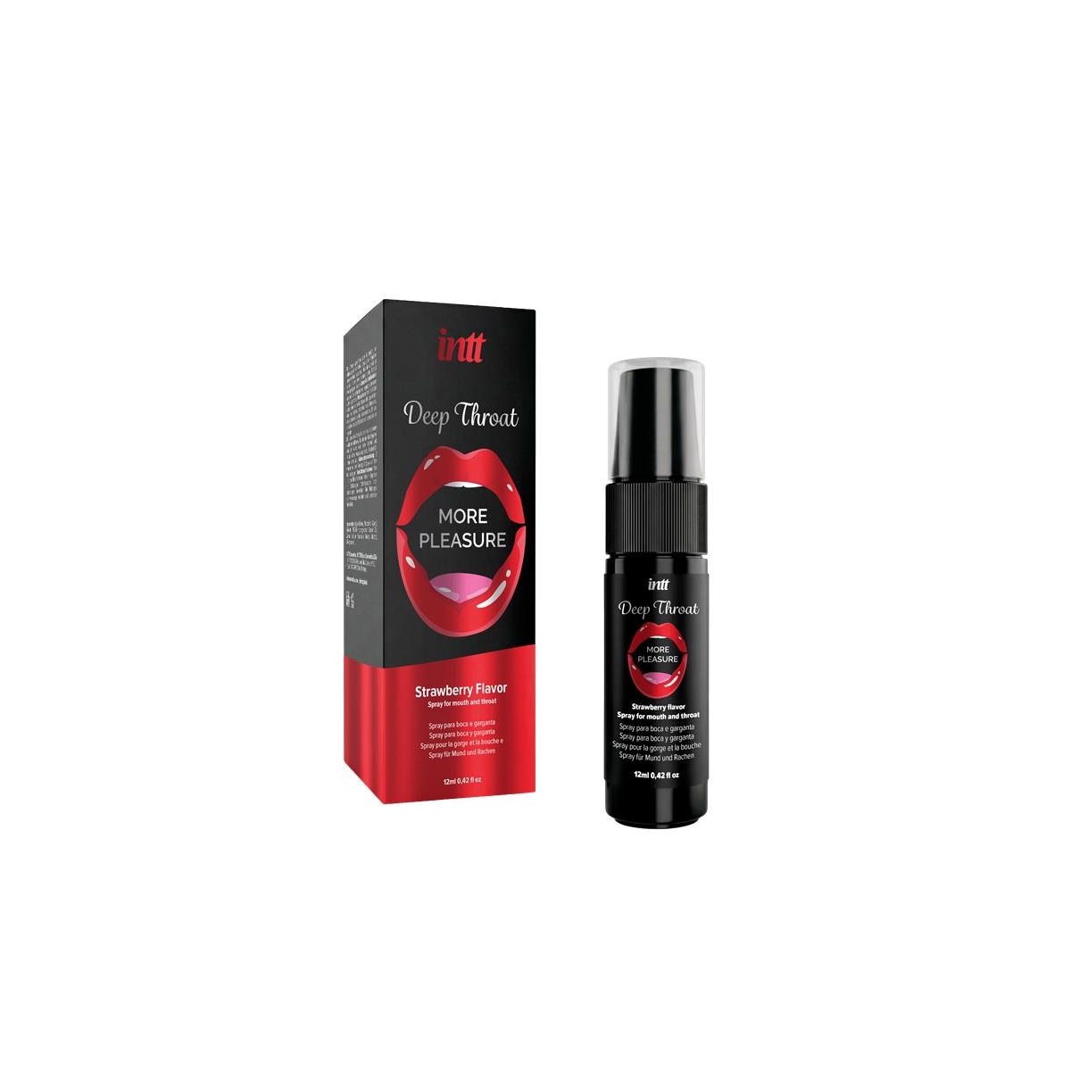 INTT Deep Throat Spray Strawberry �  Erdbeergeschmack