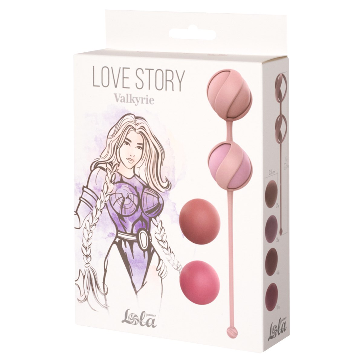 Kegel Balls �Valkyrie� in Rosa | Vier Schwierigkeitsgrade