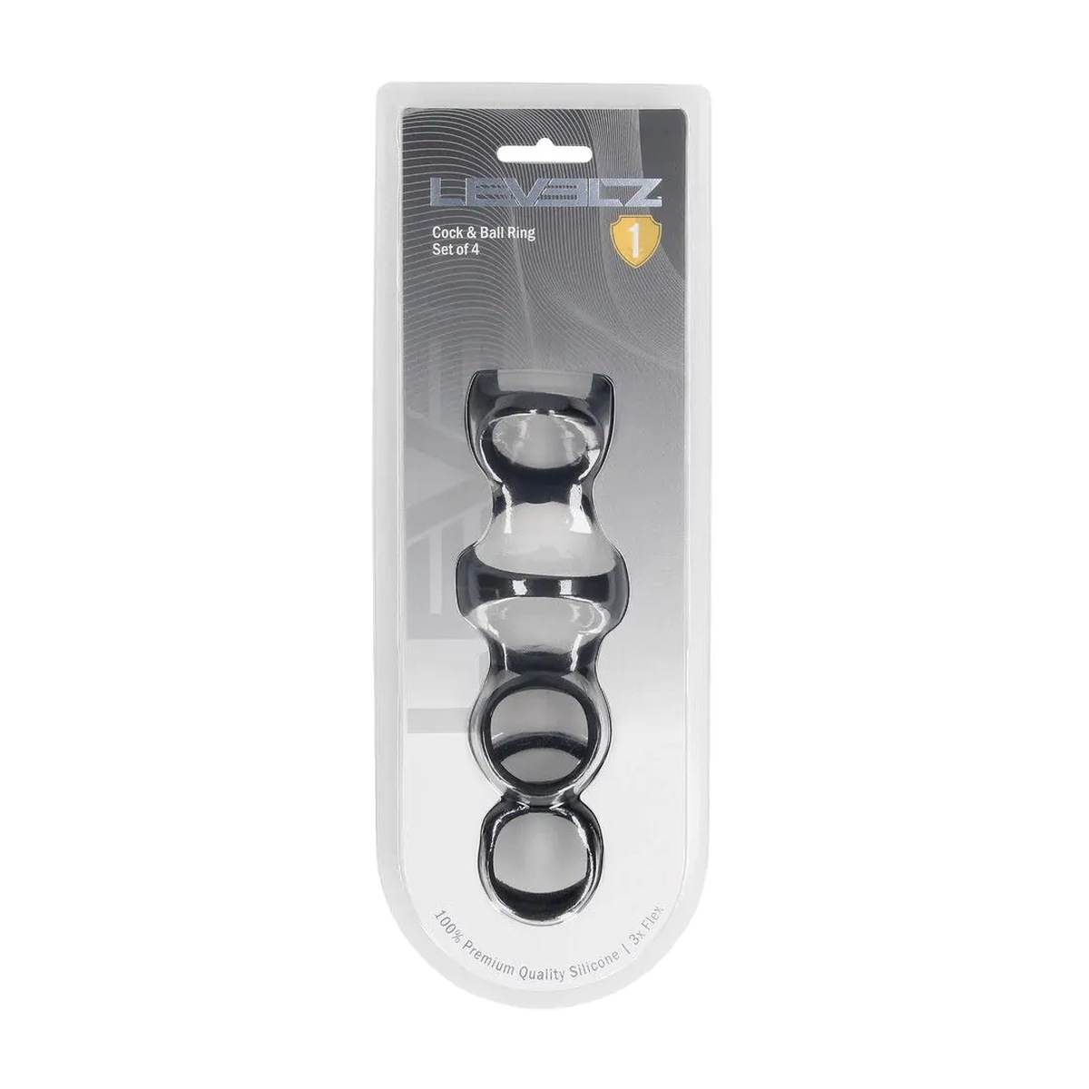 LEVELZ No. 1 | 4er �Silicone Cock and Ball Ring Set�