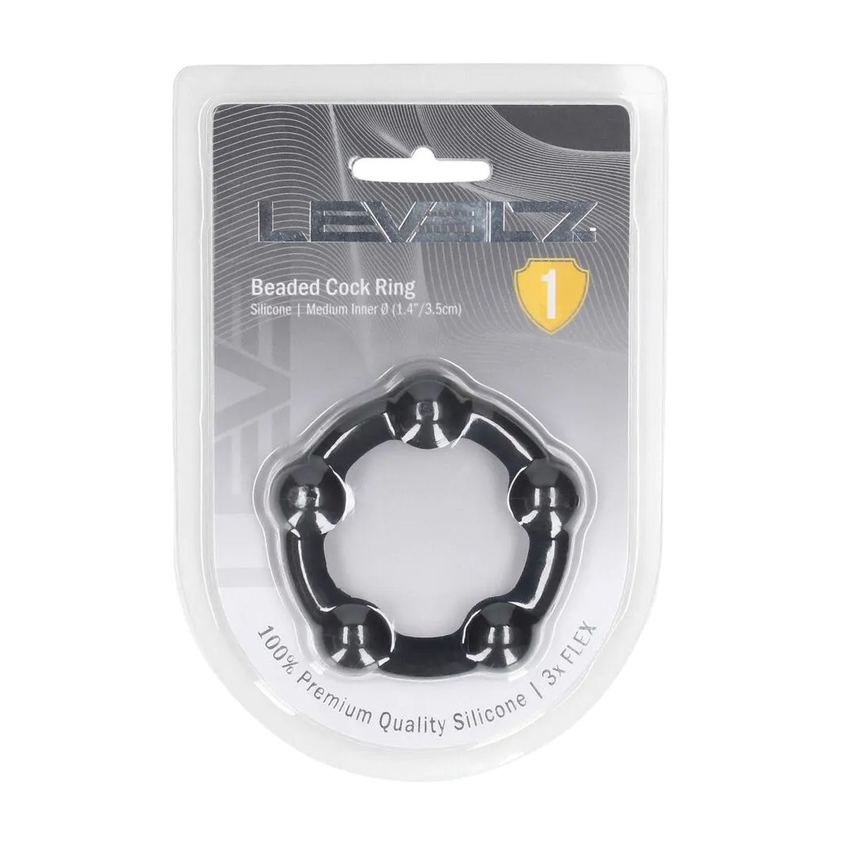 LEVELZ No. 1 | �Beaded Silicone Cockring� in 3 Gr��en