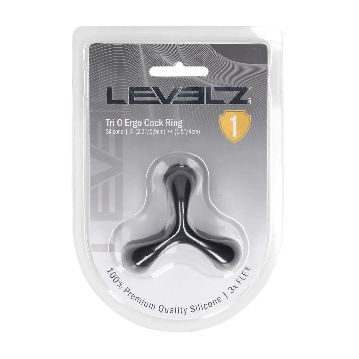 LEVELZ No. 1 | �Tri O Ergo Silicone Cockring� Black
