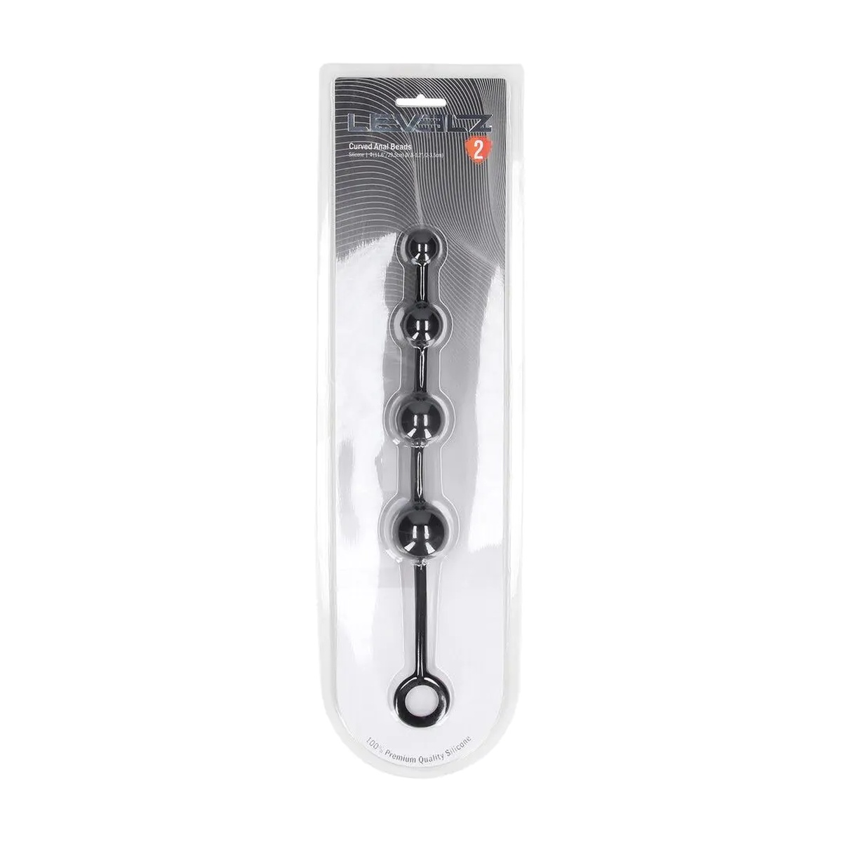 LEVELZ No. 2 | Analkette �Curved Silicone Anal Beads�