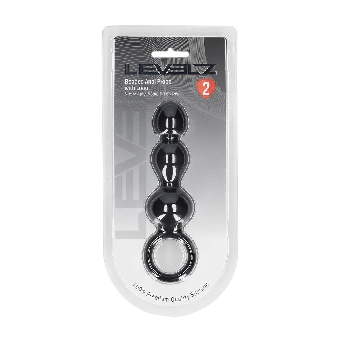 LEVELZ No. 2 | �Beaded Silicone Anal Probe� with Loop