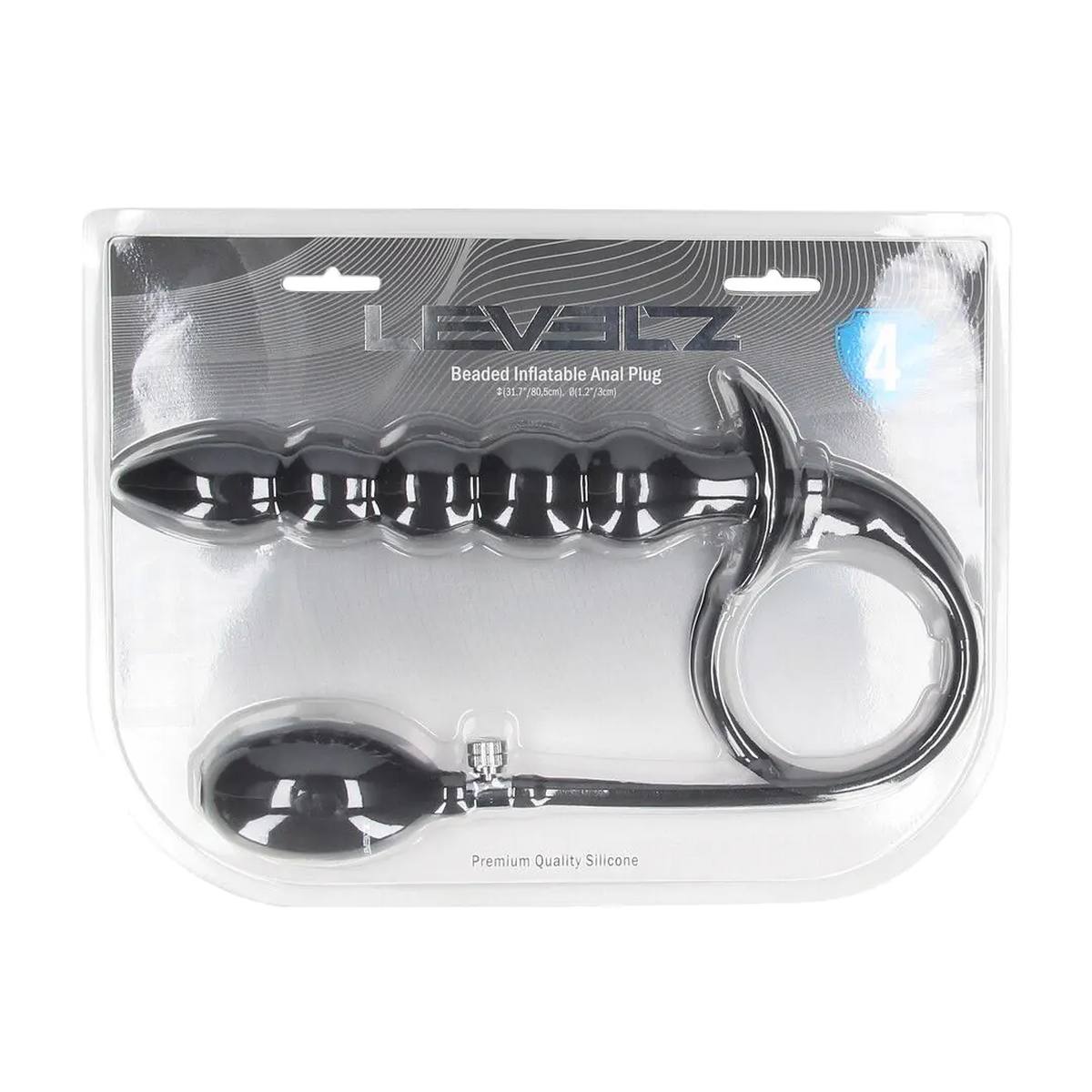 LEVELZ No. 4 | �Beaded Inflatable Silicone Analplug� aufpumpbar