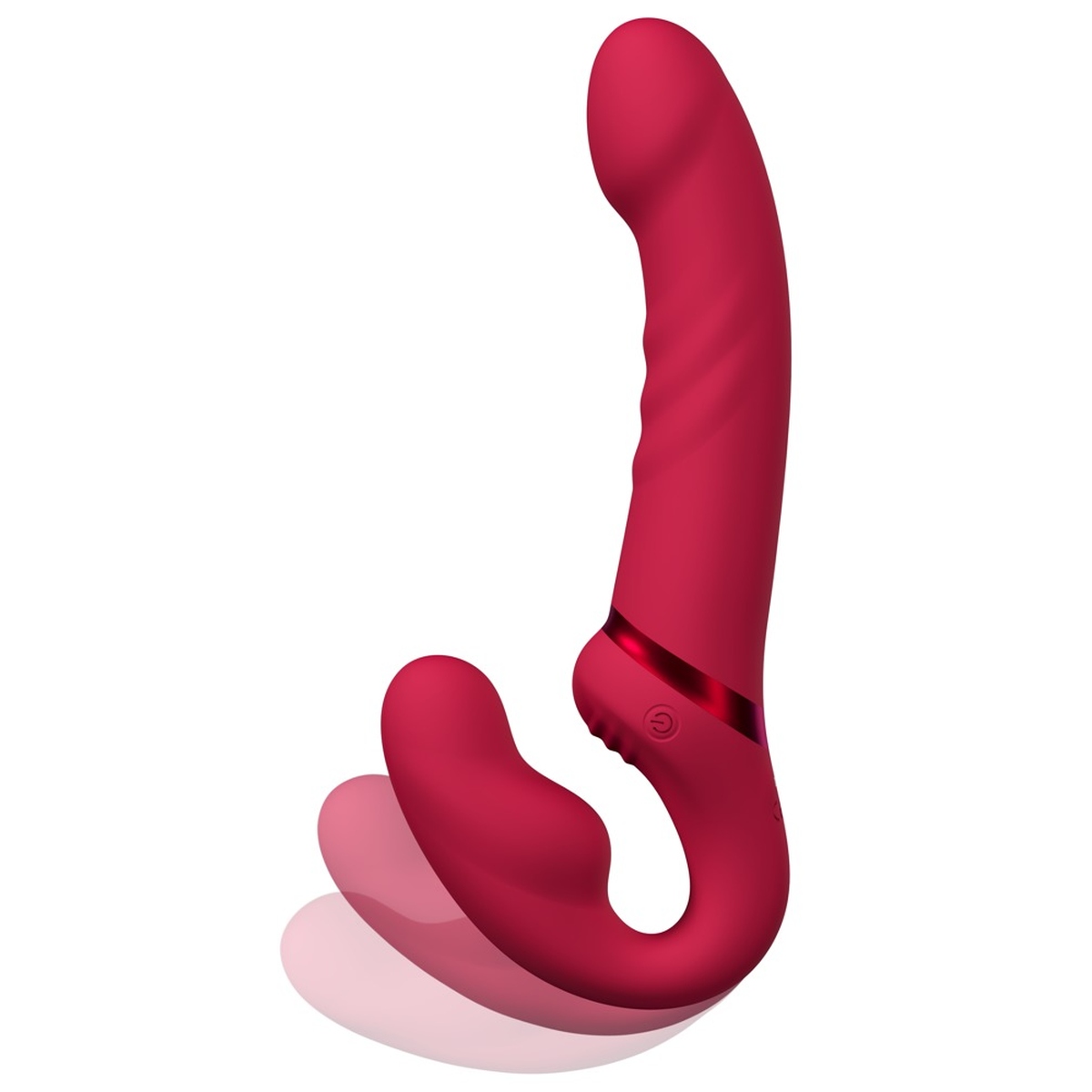 Lovense �Lapis� vibrierender doppelseitiger Strapless-Dildo