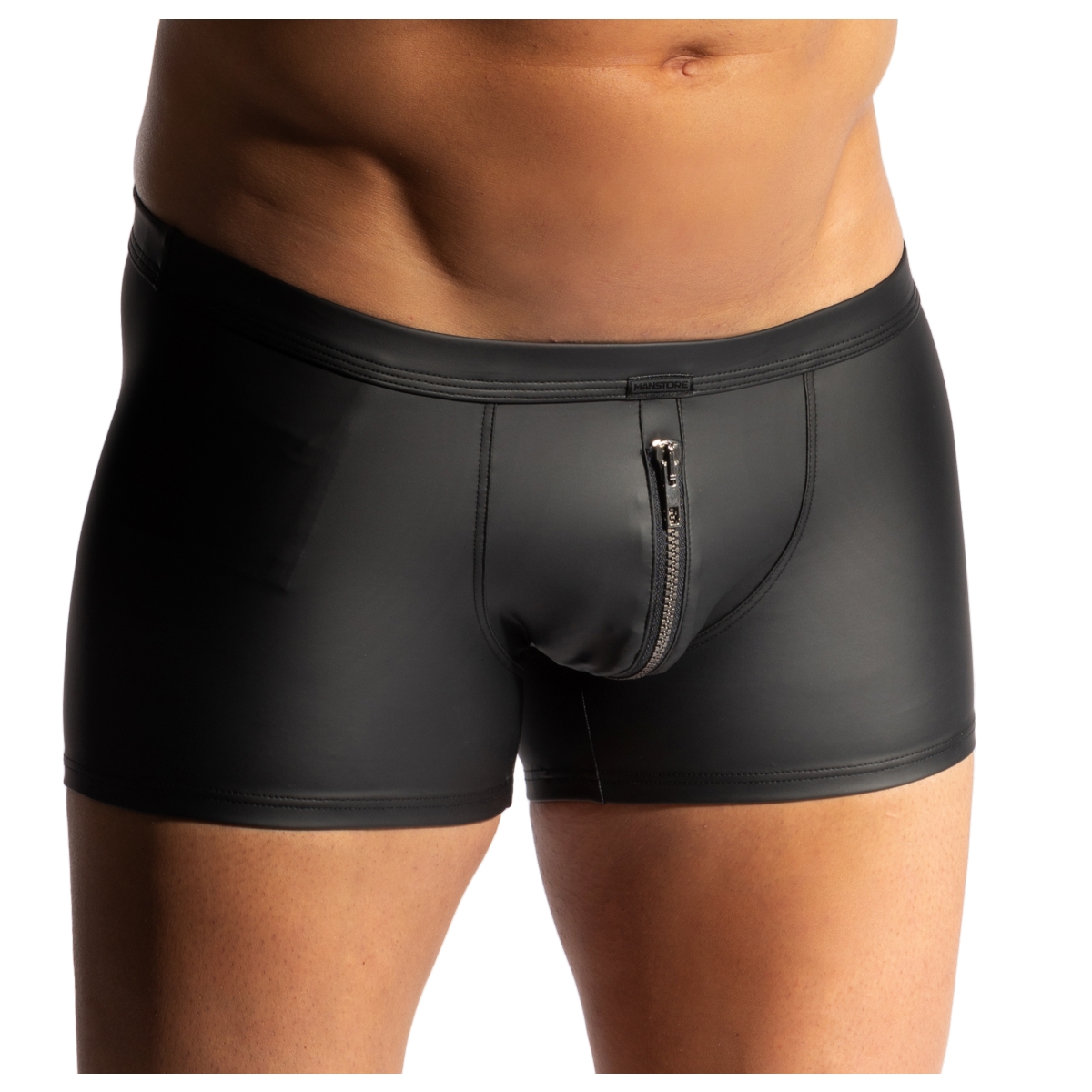 Manstore �Zipped Boxer� M2469 | Lederlook