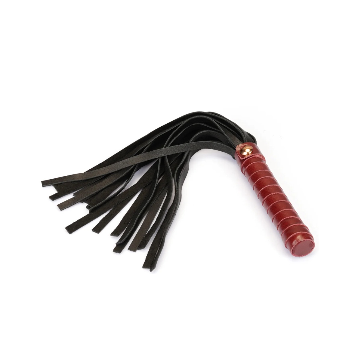 Mini Flogger �Wine Red� aus Leder von �Liebeseele�