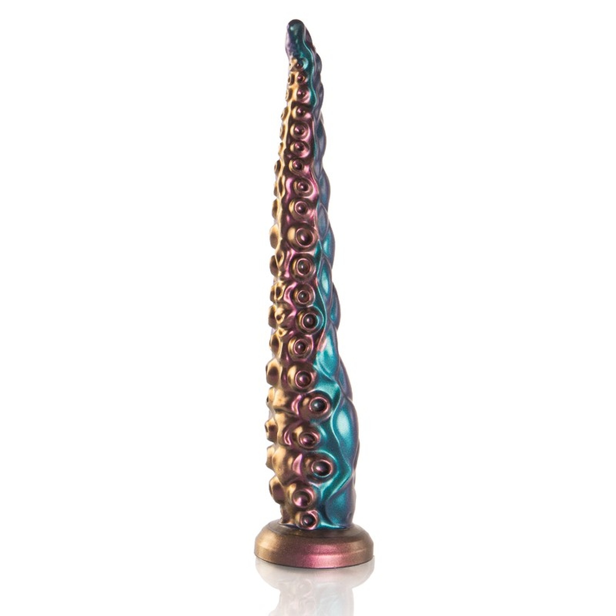 Monsterdildo aus Silikon �Skinny Tentacle� � Petrol metallic