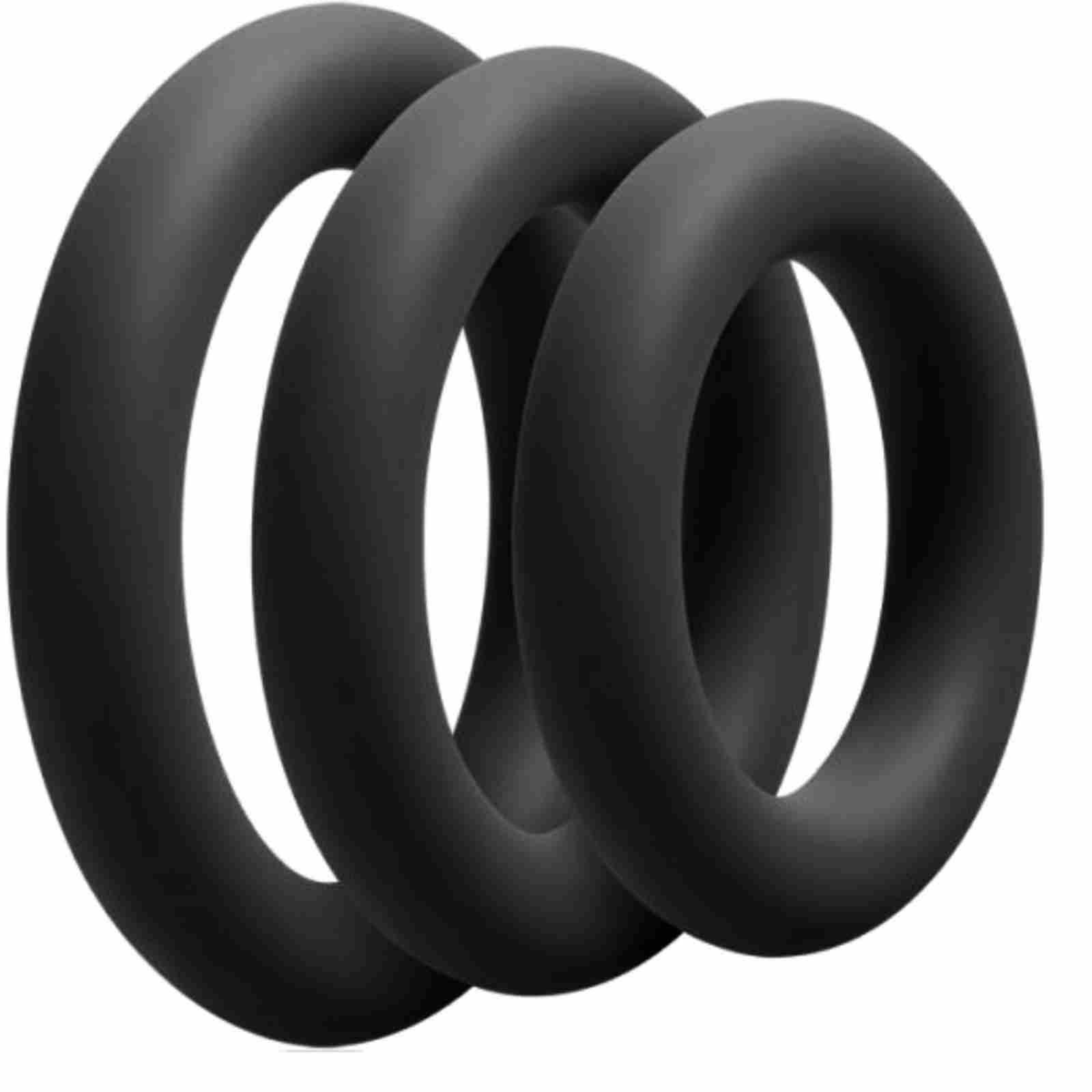 OPTIMALE 3 C-Ring Set Thick aus Silikon