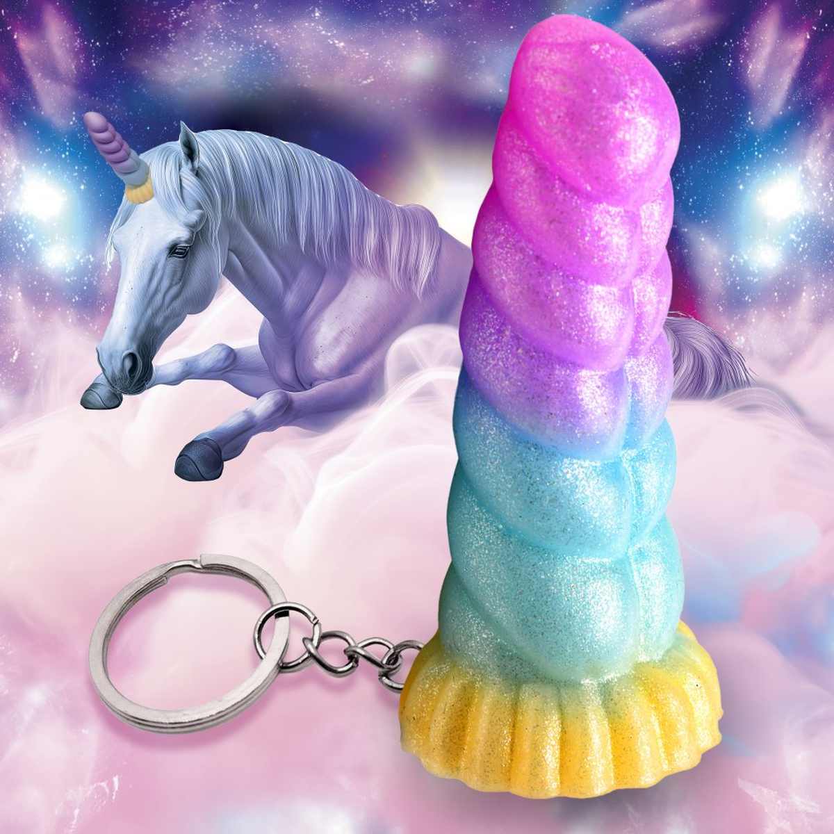Schl�sselanh�nger �Mystique Unicorn� Key Chain