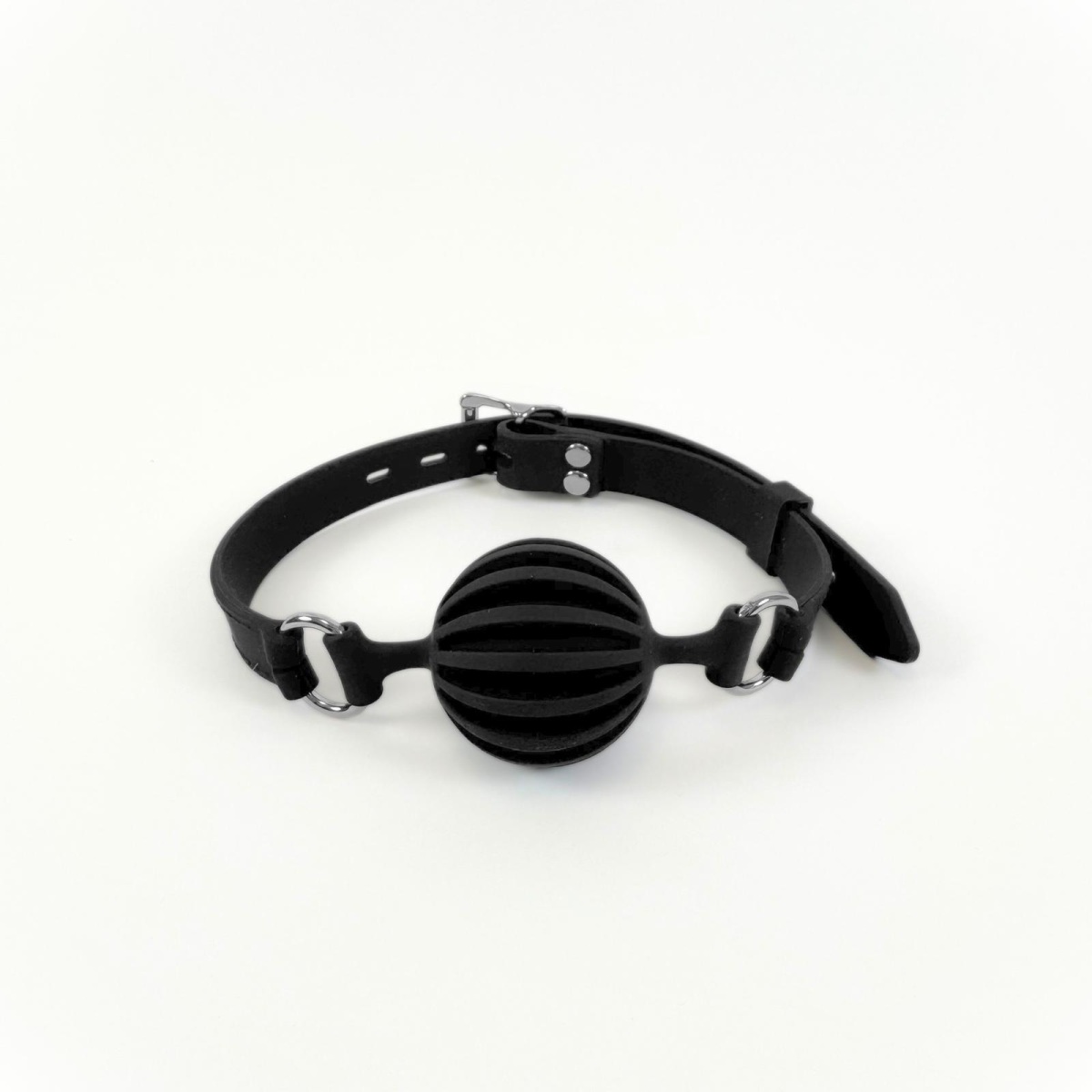 Silikon Knebel �Lamella Ballgag� in Schwarz