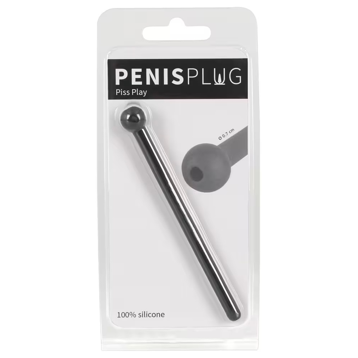 Silikon-Penisplug mit Loch