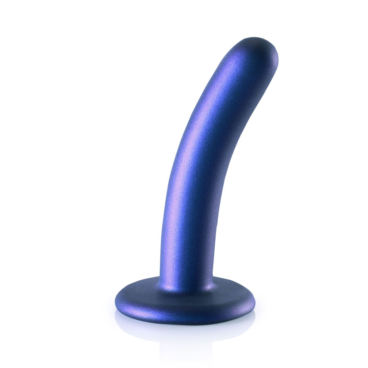 Smooth G-Spot Dildo �Metallic� 12 cm aus Silikon