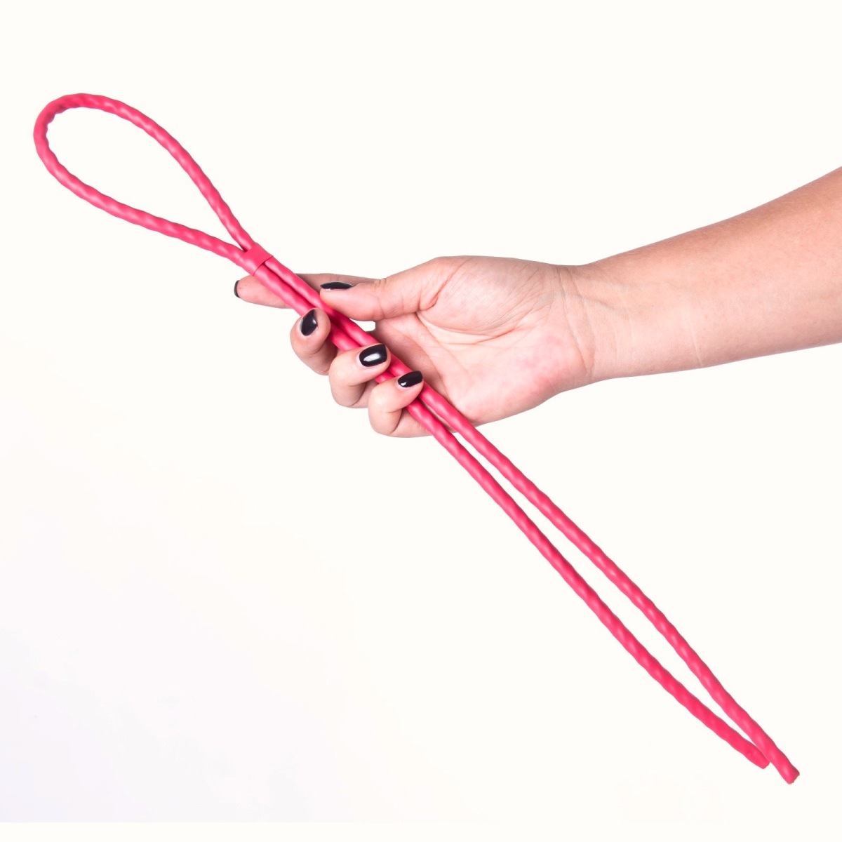 Spankingseil Rot - Schlagseil aus Naturfaser