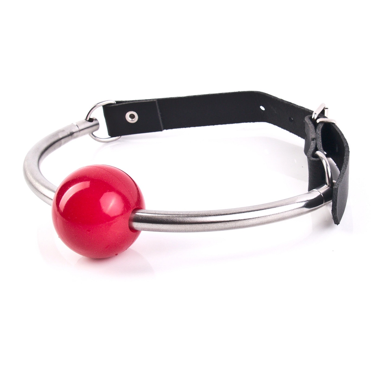 Stahlknebel mit Silikon-Knebelball