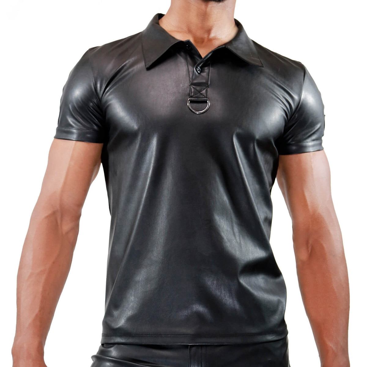 TOF Fetish Polo mit D-Ring