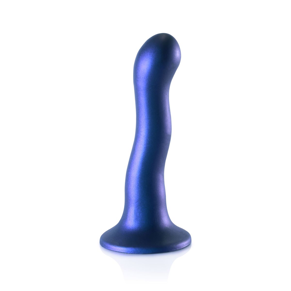Ultra Soft Curvy Dildo �Metallic� 17 cm aus Silikon