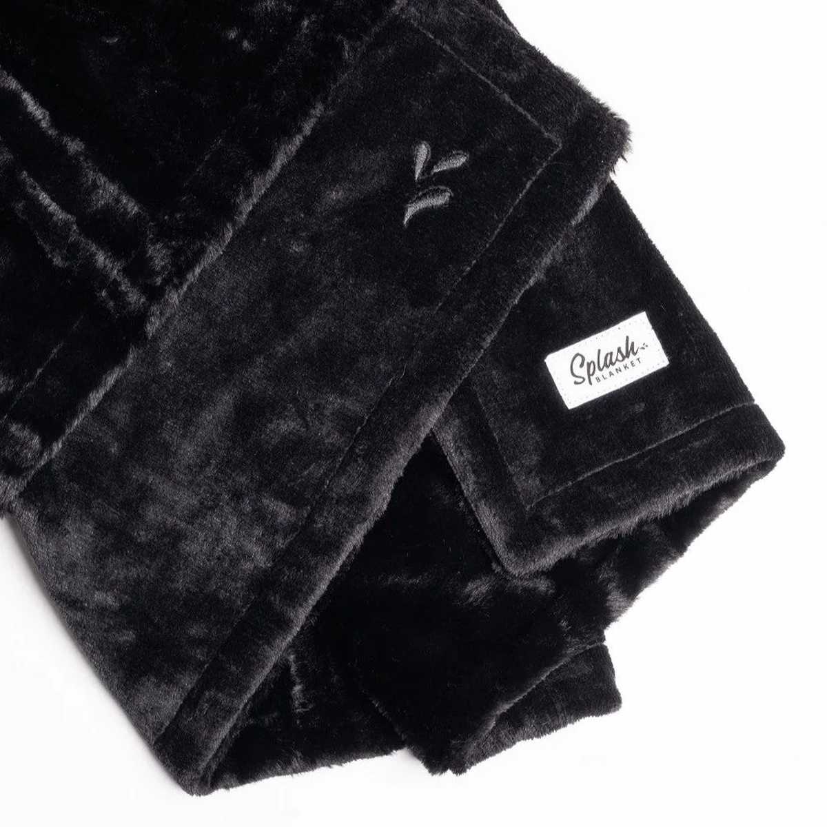 Waterproof Splash Blanket�- Black on Black | Furlush