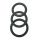 Cockring-Set aus Silikon 3er-Set Schwarz-08