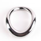 Ergonomischer Cockring aus Edelstahl Stahl-11