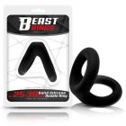 �Beast Rings� Double Ring aus solidem Silikon Schwarz-08