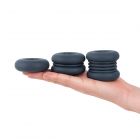 Cockring 3er-Set �Buffer Rings� Masturbator Anthrazit-07