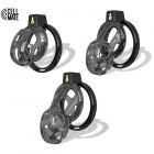 Penisk�fig CELLMATE �Gladiator� Chastity Cage Anthrazit-07