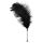 Langer Strau�en-Federtickler mit Plexiglasgriff Schwarz-08