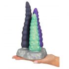 Monsterdildo aus Silikon �Triple Tentacle� � dreifarbig Bunt-55