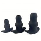 Anal Tunnel Plug �Peeker Trainer� im 3er Set Schwarz-08