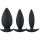 Dildo-Plug Bumper aus Silikon Schwarz-08